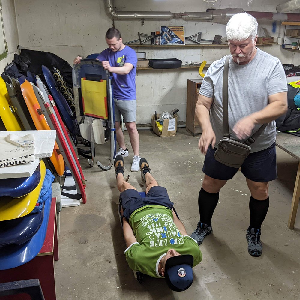 Bosnian Luge Team Demo