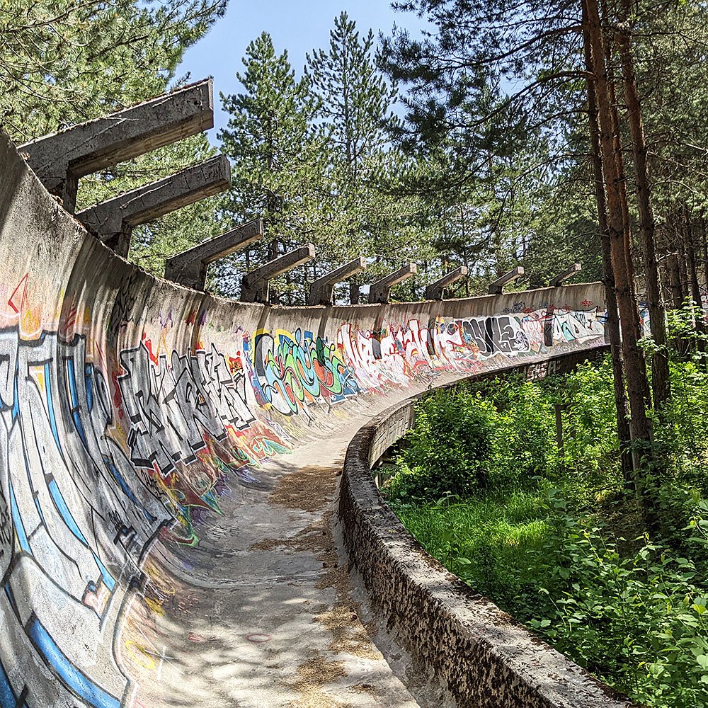K8 at Trebevic Bobsled Track