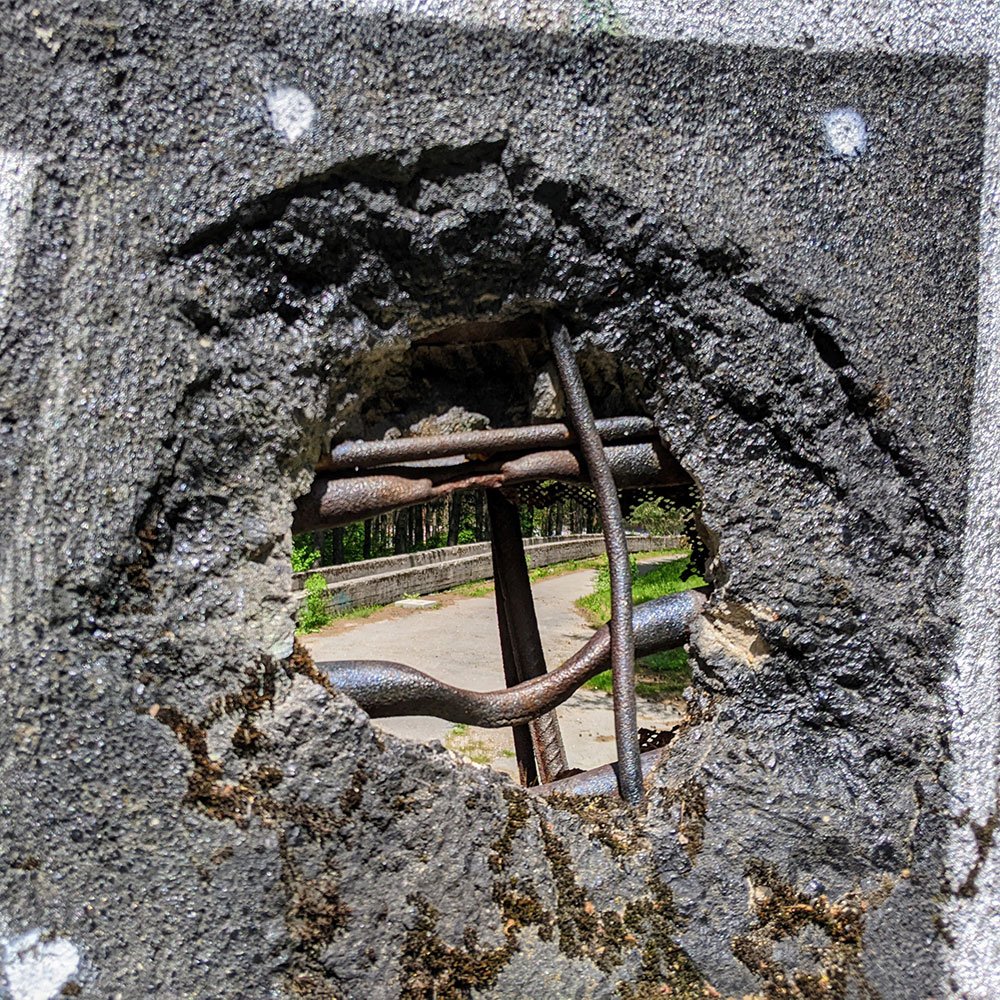 Trebevic Bobsled Track Hole